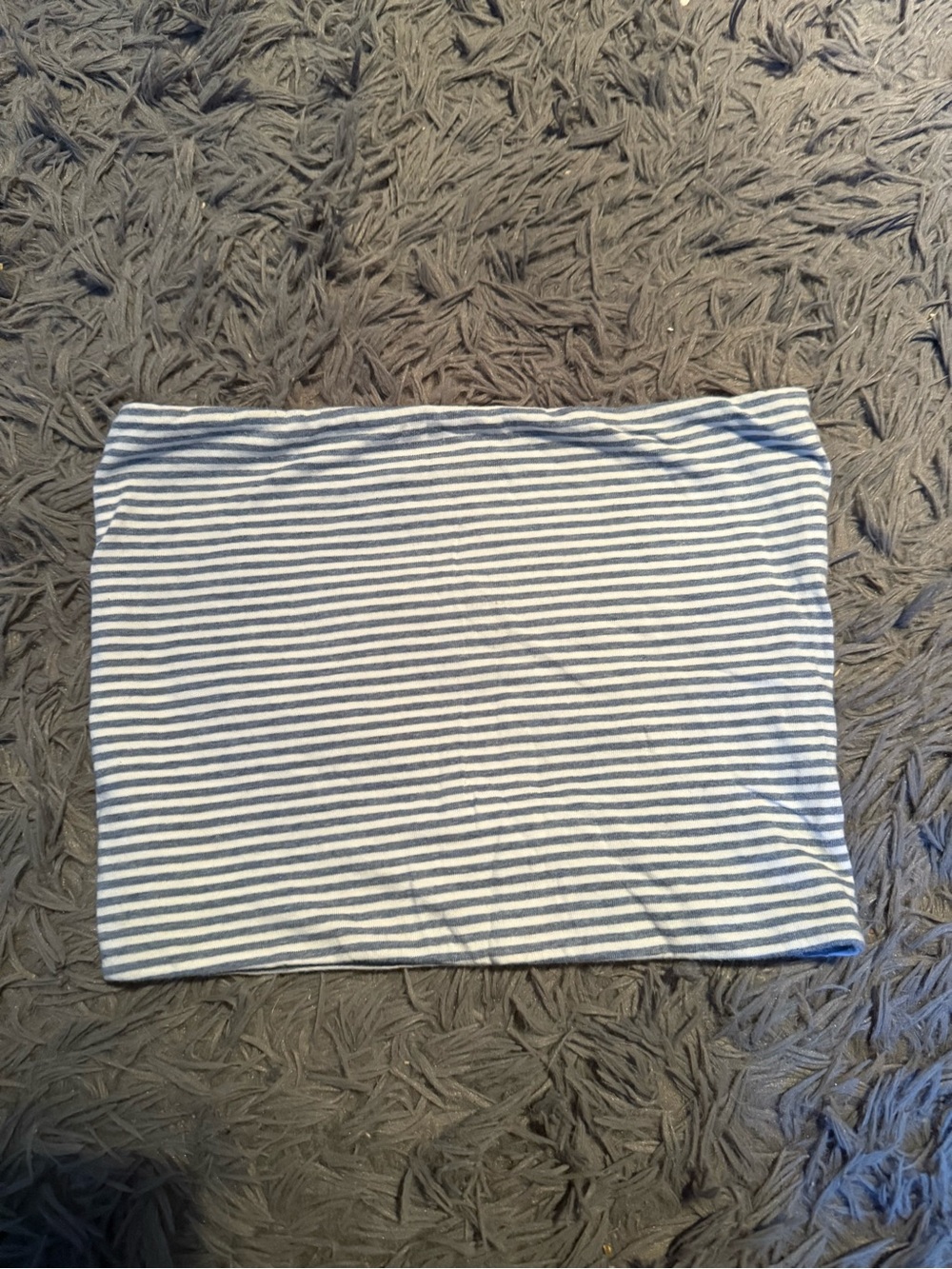 Brandy Melville Blue and White Striped Tube Top
